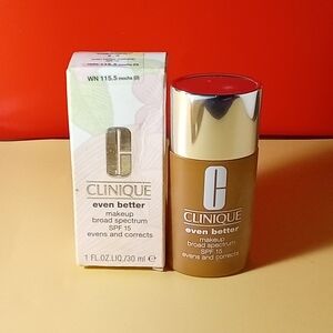 Clinique Even Better Makeup w/ SPF 15 in WN115.5 MOCHA! NIB💥